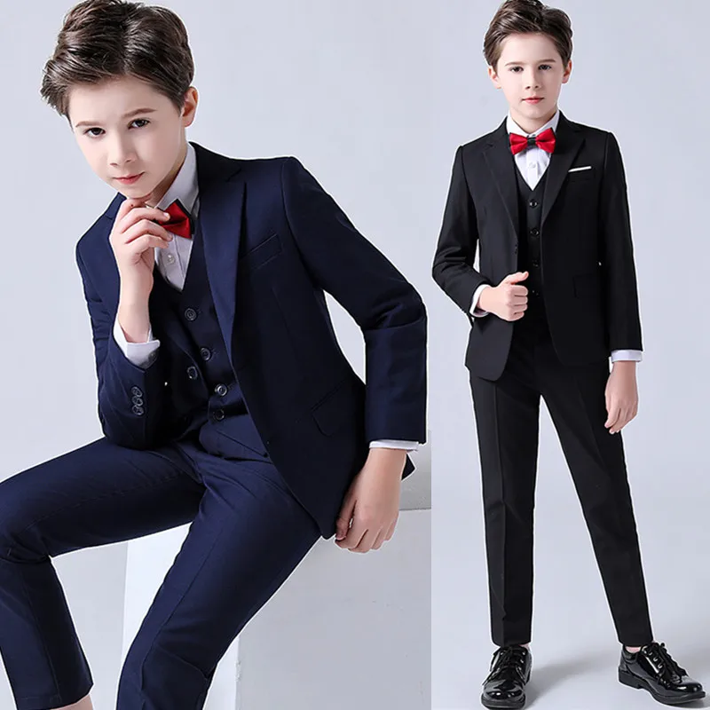 

Spring and Autumn Formal Children's Clothes, Flower-detailed Children's Clothes, Blazers and Trousers