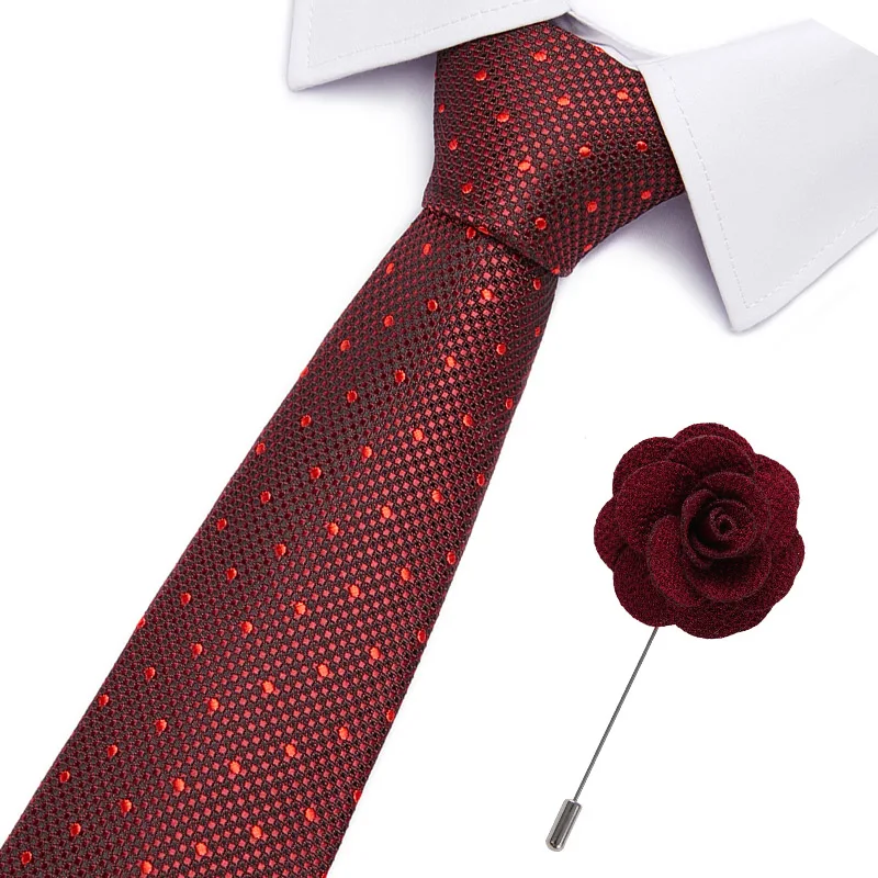 

Luxury Mens Tie 7CM Black Navy Gray Striped Silk Neckwear Jacquard Woven Neck Ties set Formal Business Wedding Party Necktie