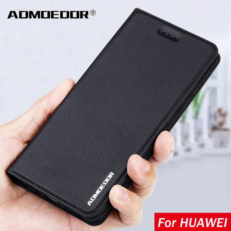 Чехол-книжка для Huawei P Smart 2020 Z Plus Pro 2019 кожаный с подставкой Nova Lite 2 2s 2i 3 3i 3e 4 4e 5T 7 |