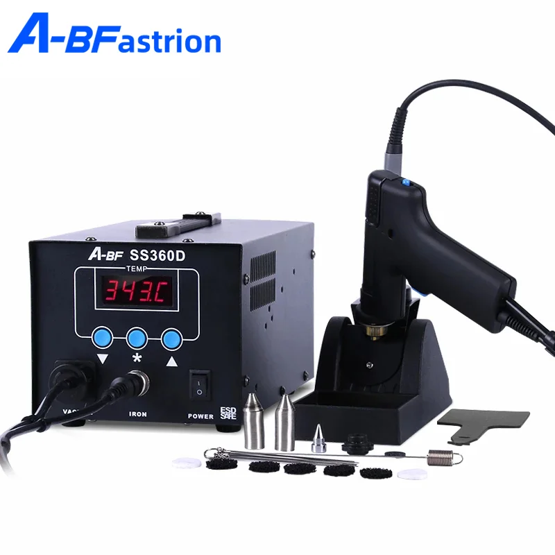 

A-BF Tin Suction Soldering Station LED Digital Desktop Soldering Gun Electric Soldering Iron Smart Sucker Welding Station