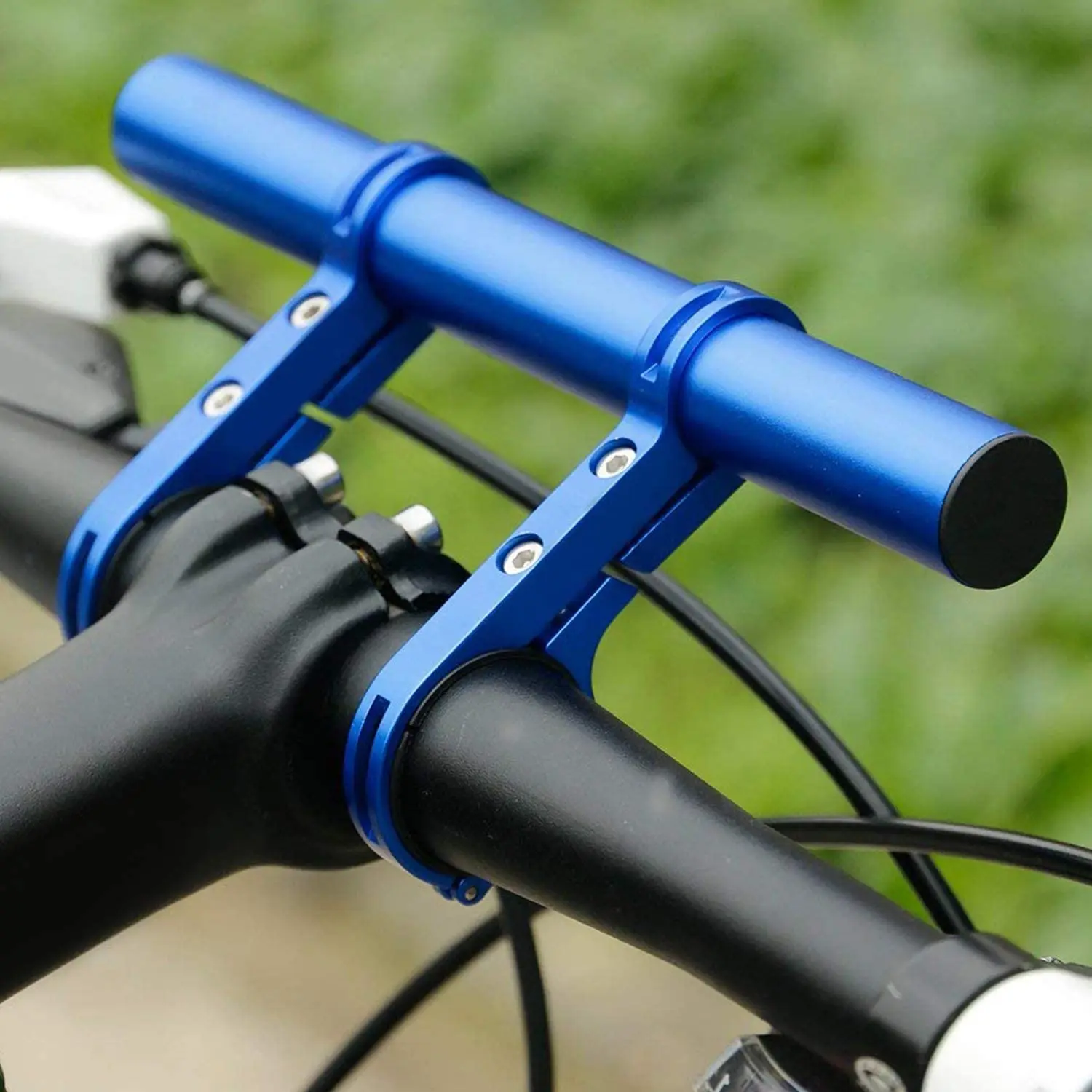 

Bicycle Handlebar Extender Mount MTB Bike Cycling Headlight Bracket Lamp Flashlight Support Rack Stand Accessories