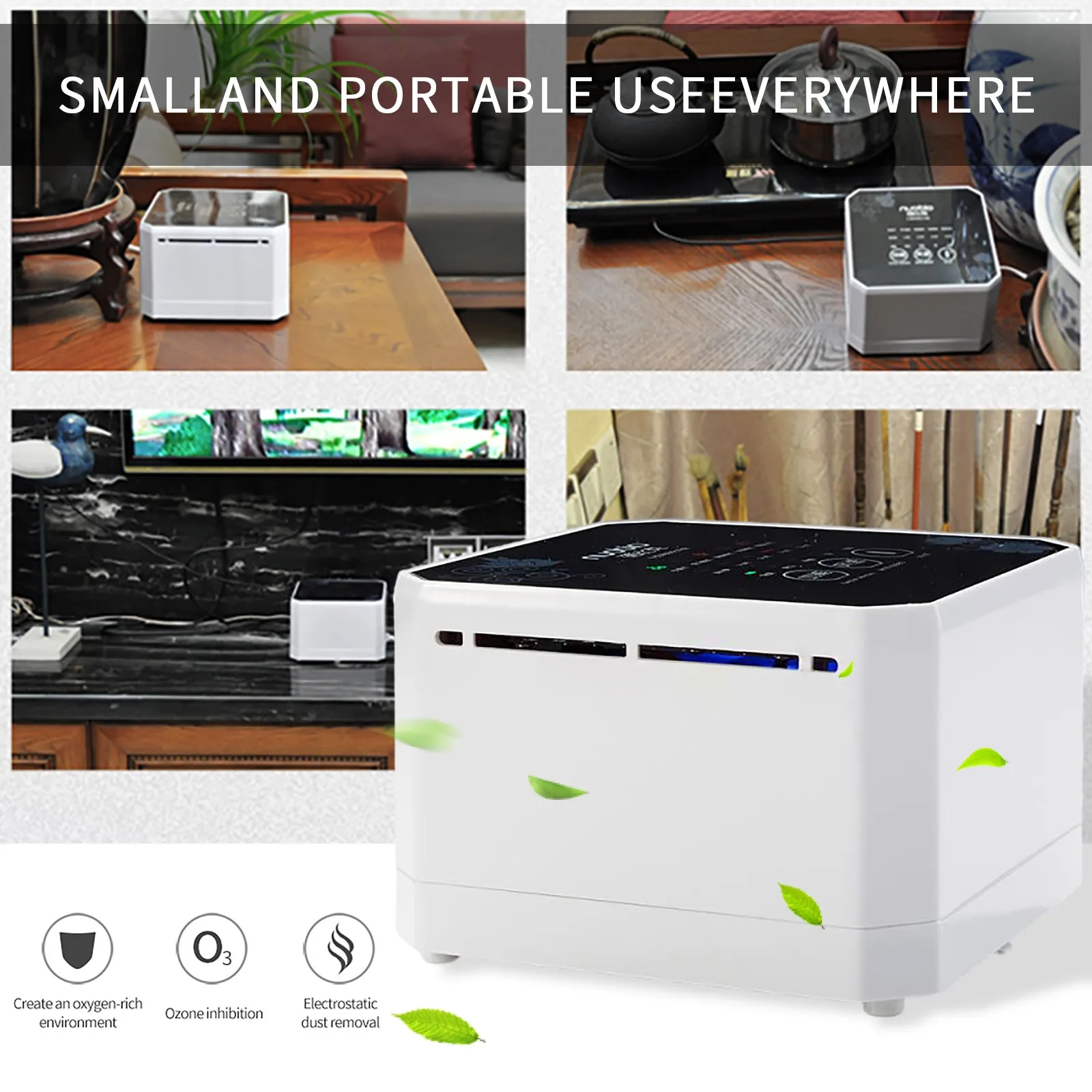 

Small Air Purifier Negative Ion Purification Desktop Desktop Air Purifier Home Air Purification