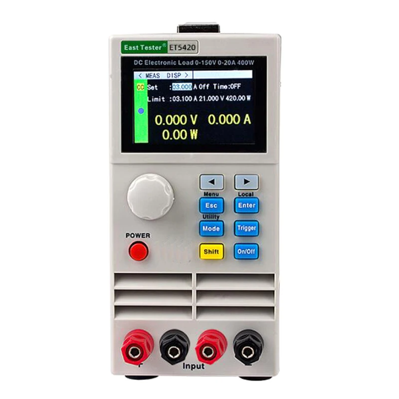 

ET5420 Battery Tester Professional Programmable Dual channel Dc Electronic Load Battery Indicator Battery Monitor Charging Test