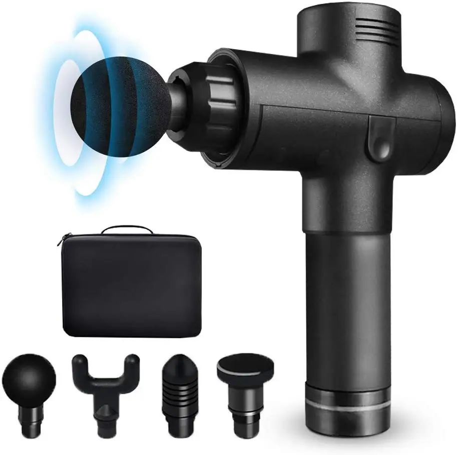 Профессиональный пистолет для массажа мышц электрический расслабления фитнес с