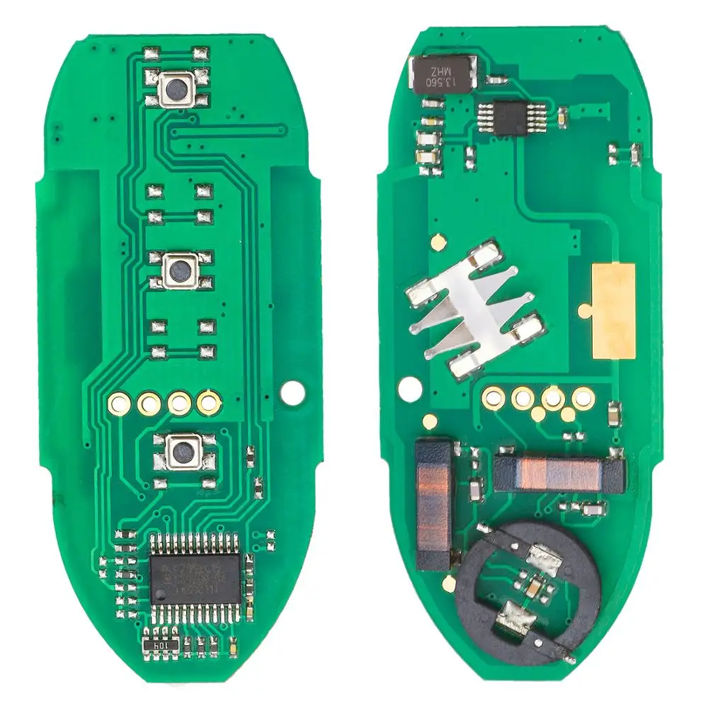 Keyecu Smart Remote Key 2 кнопки 433 МГц ID46 Fob для Nissan Micra/Juke/Leaf/Note FCC: TWB1G662 модель: TWB1G662|Ключ от