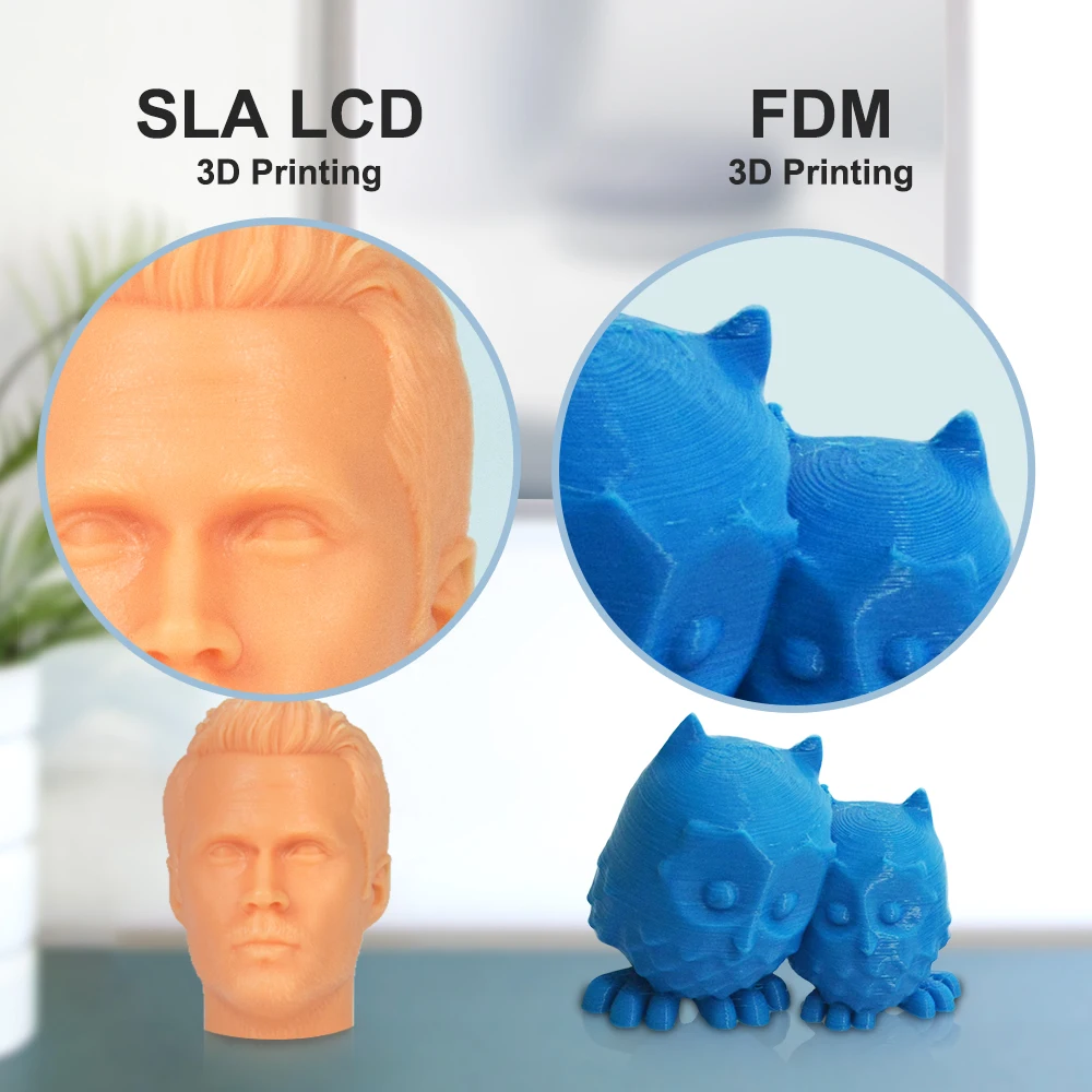 LONGER Orange10 3d принтер доступный SLA 3D печать умная поддержка быстрая нарезка УФ свет отверждения легко работать входной уровень