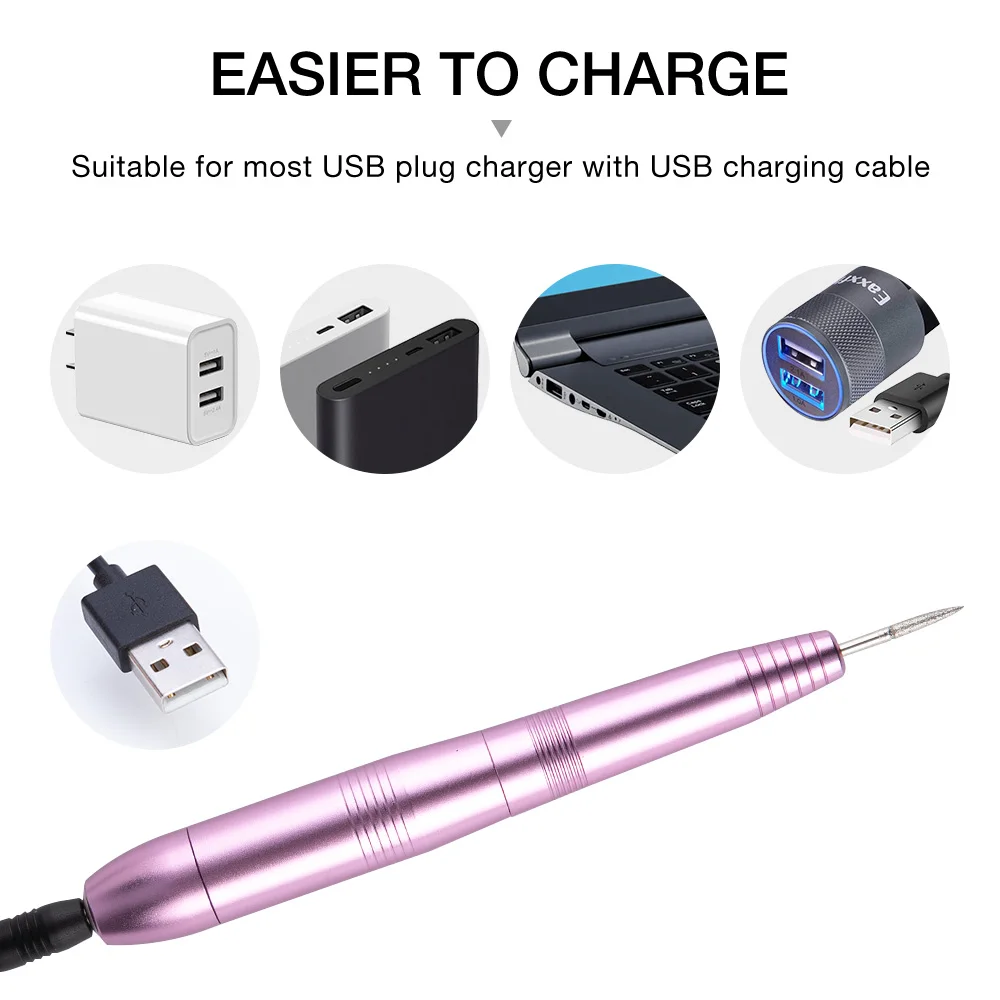 Dmoley Pro Портативный сверлильный станок для ногтей Электрический маникюр Резак