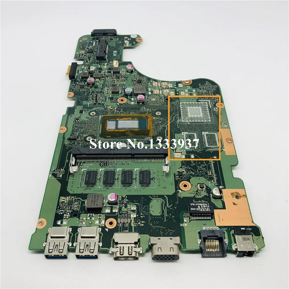 Для ASUS X555LA X555LD X555LF X555LJ X555L X555 материнская плата Материнская ноутбука I5-4210U SR1EF |
