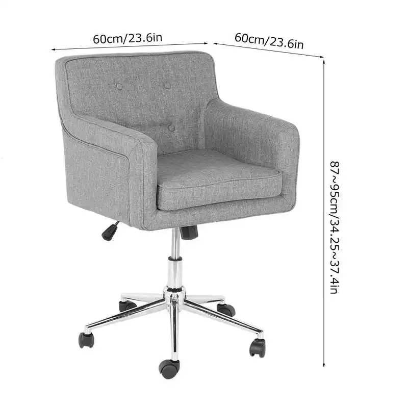 

Office Chair Mobile 360 Degree Ergonomic Home Office Chair with Memory Foam Cushioning Heightadjustable Base computer chair