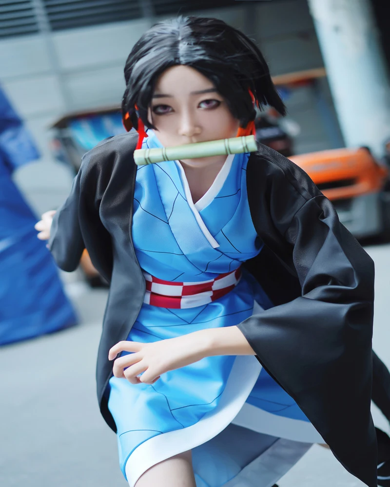 Аниме! Demon Slayer: Kimetsu no Yaiba Kamado Nezuko сексуальная форма кимоно Косплей Костюм на заказ