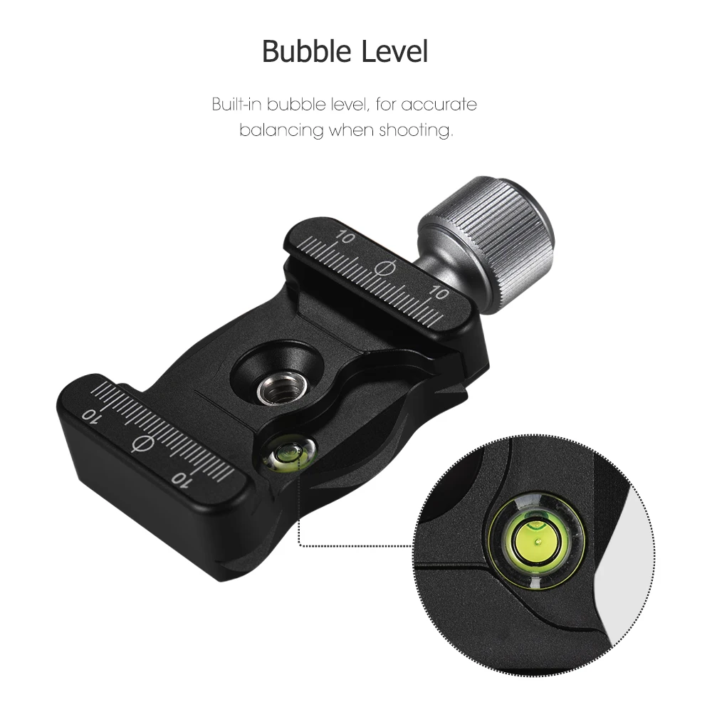 Алюминиевый быстросъемный зажим винтовое крепление пузырьковый уровень для