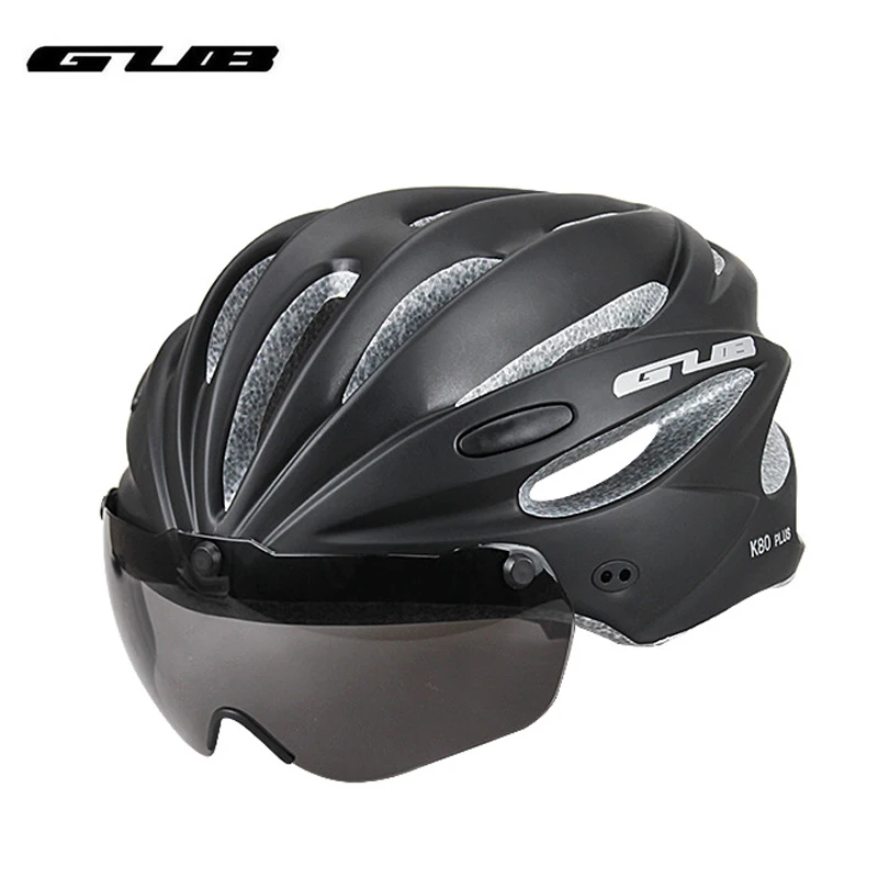 Велосипедный шлем сверхлегкий противоударный MTB дорожный велосипедный с очками