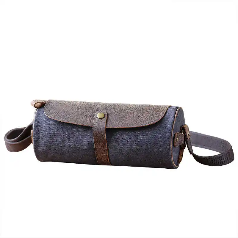 

bags for women bucket vintage purse retro canvas leather shoulder bag