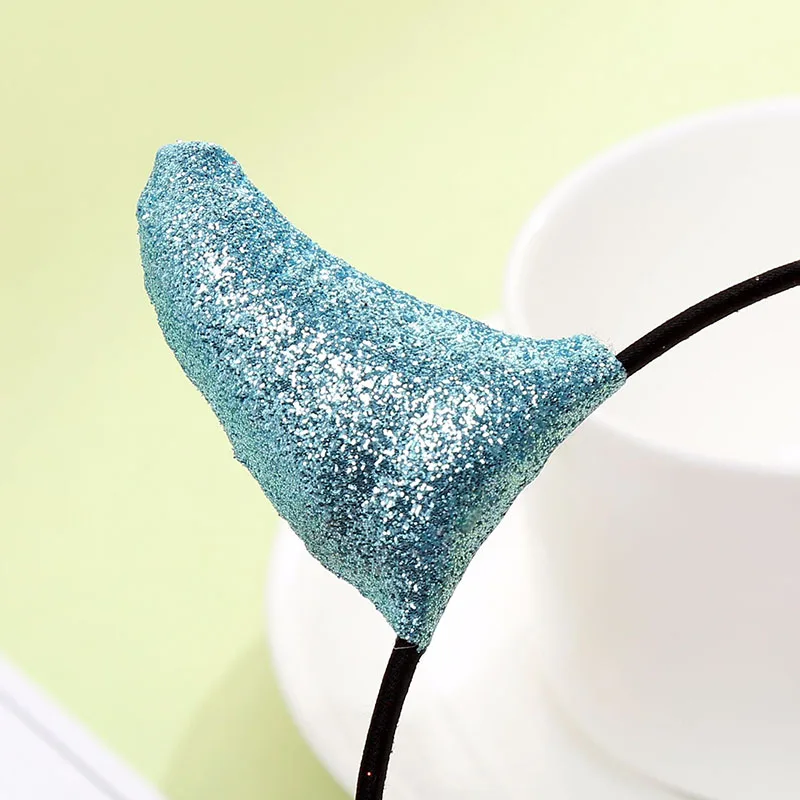 Модная повязка на голову с дьявольскими рожками праздничная атмосфера рогами