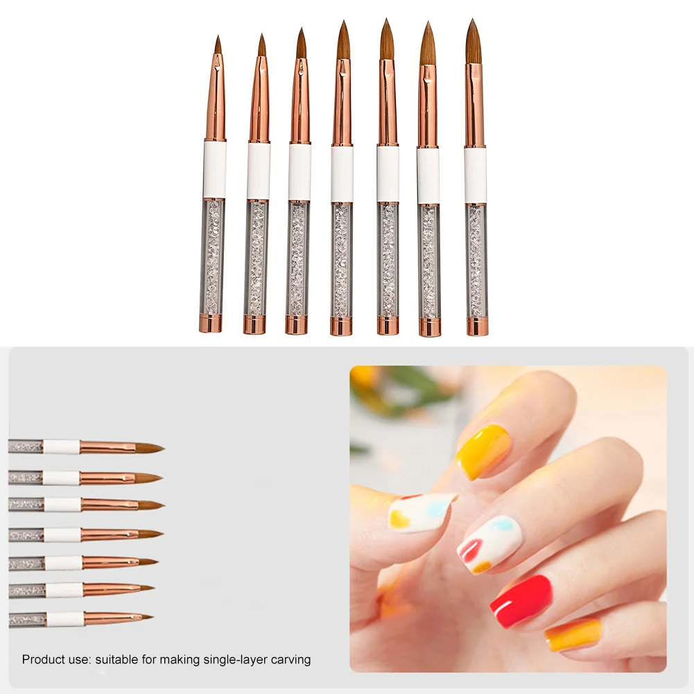 

Retail New Arrival Nail Liner Brush Pen Not To Easy To Lose Bristles Painting Nail Liner Brush For Home Diy Salon Manicure Tool