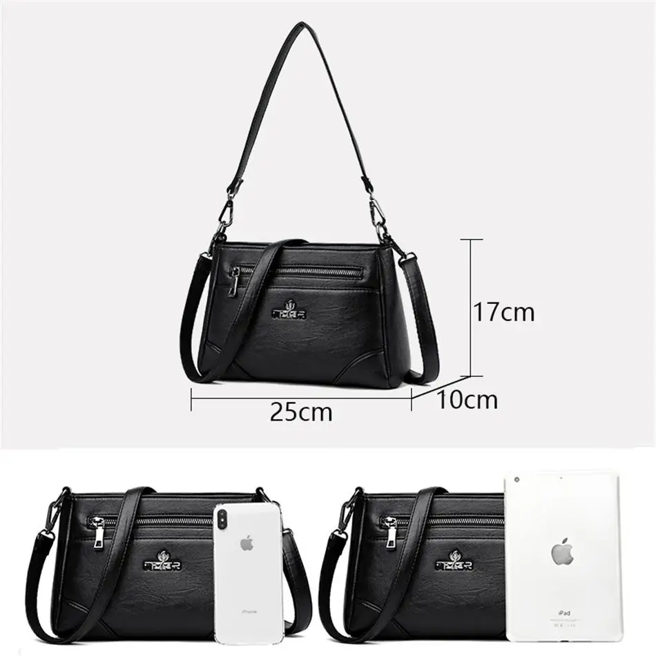 

Vintage Casual Style Female PU Leather Handbag Underarm Small Totes Elegant All-match Shoulder Crossbody Bags for Women 2021