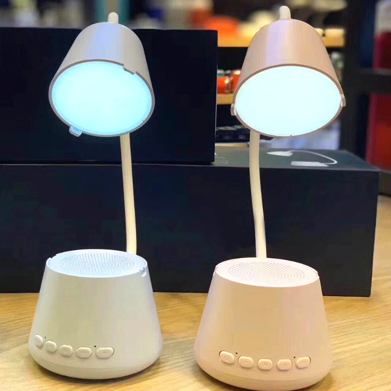 Портативная Домашняя настольная лампа беспроводная bluetooth колонка