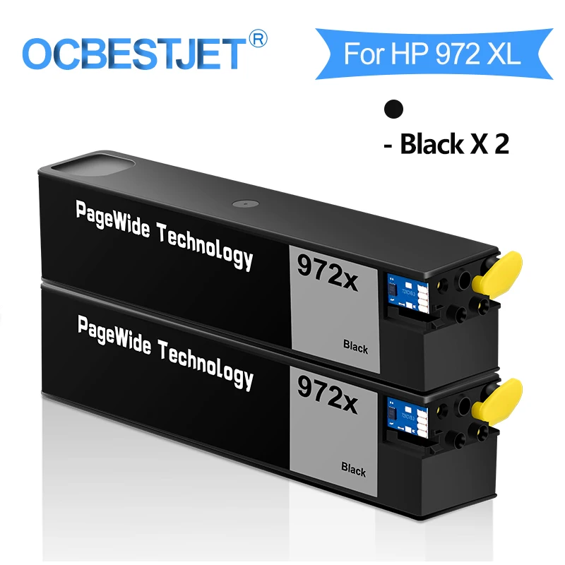 

OCBESTJET Black Compatible Ink Cartridge For HP972 HP 972 972X 972XL 352dw 377dw 452dn 452dw 477dn 477dw 552dw 577dw 577z