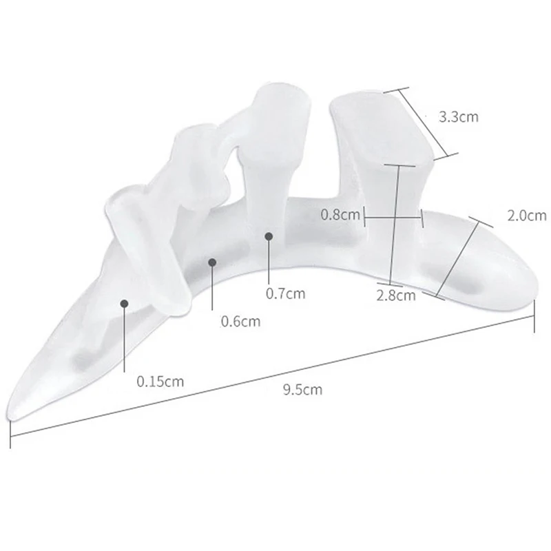 1 пара корректоров Силиконовая защита для пальцев большого пальца от волдырей