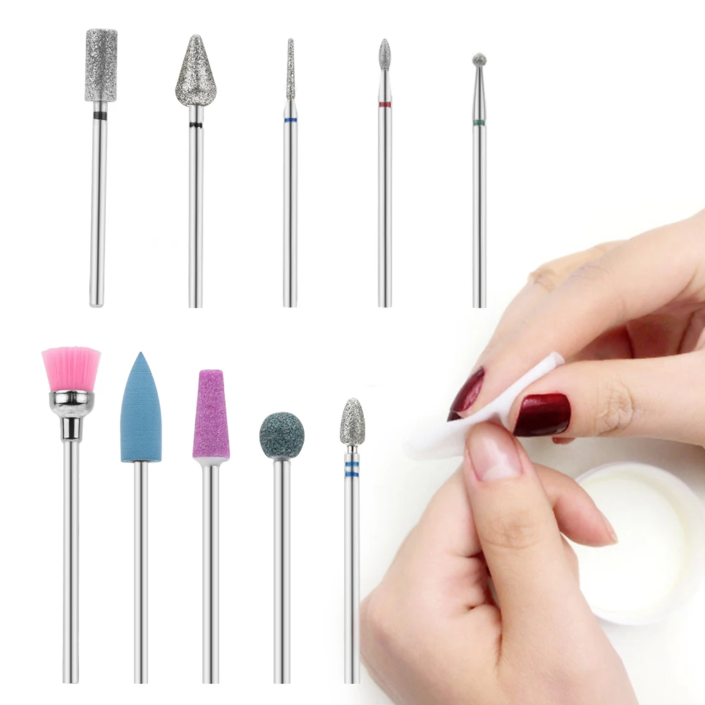 Набор фрез для маникюра и педикюра многофункциональные электрические
