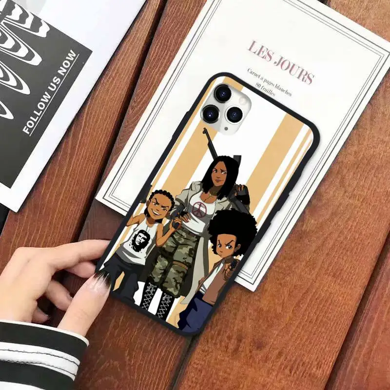 

Huey Freeman Boondocks Phone Case for iPhone Samsung Xiaomi note A 6 7 8 9 11 12 20 Pro X XS Max XR Plus