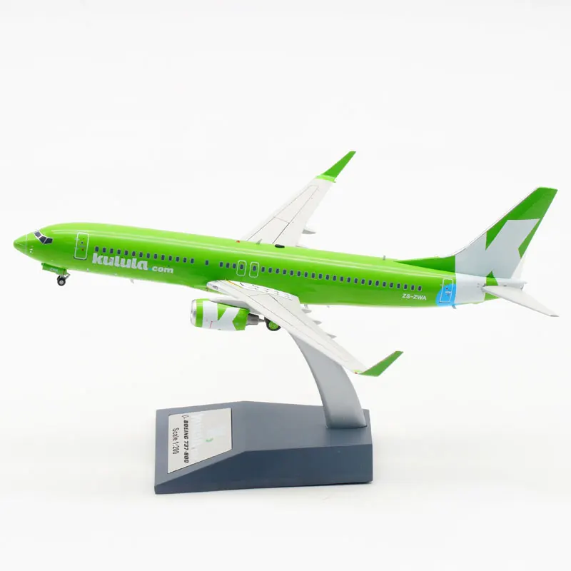 

1:200 Scale B737-800 ZS-ZWA Planes Model Airplanes Kulula Airlines Alloy Aircraft Plane collectible model collection