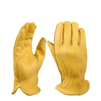 new racing motorcycle gloves high quality fashion deerskin sports gloves warm waterproof ski skiing hiking yellow for men
