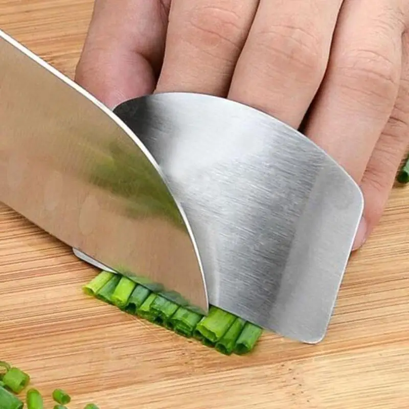 

Steel Multi Function Vegetable Cutting Hand Guard Gadgets Kitchen Finger T2R3 Protector G1I6