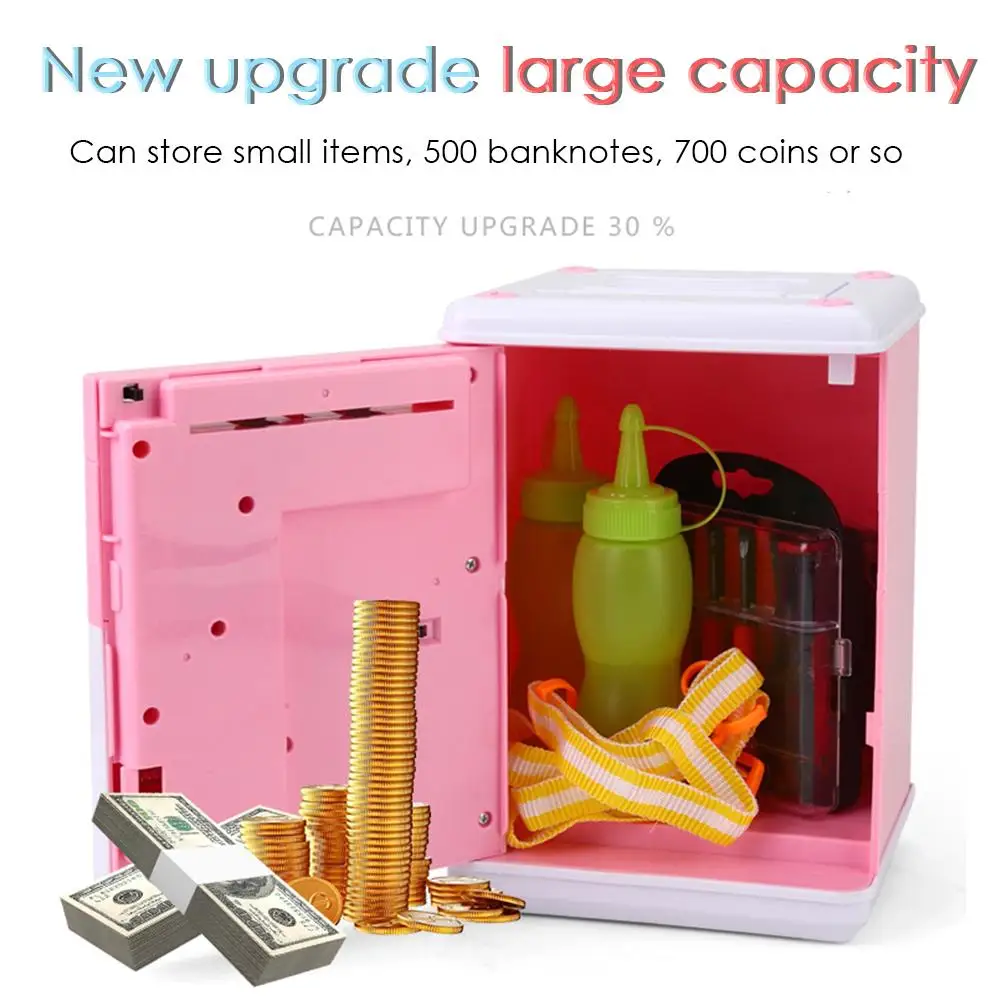 Детская мультяшная копилка Свинья электронный пароль для экономии денег коробка