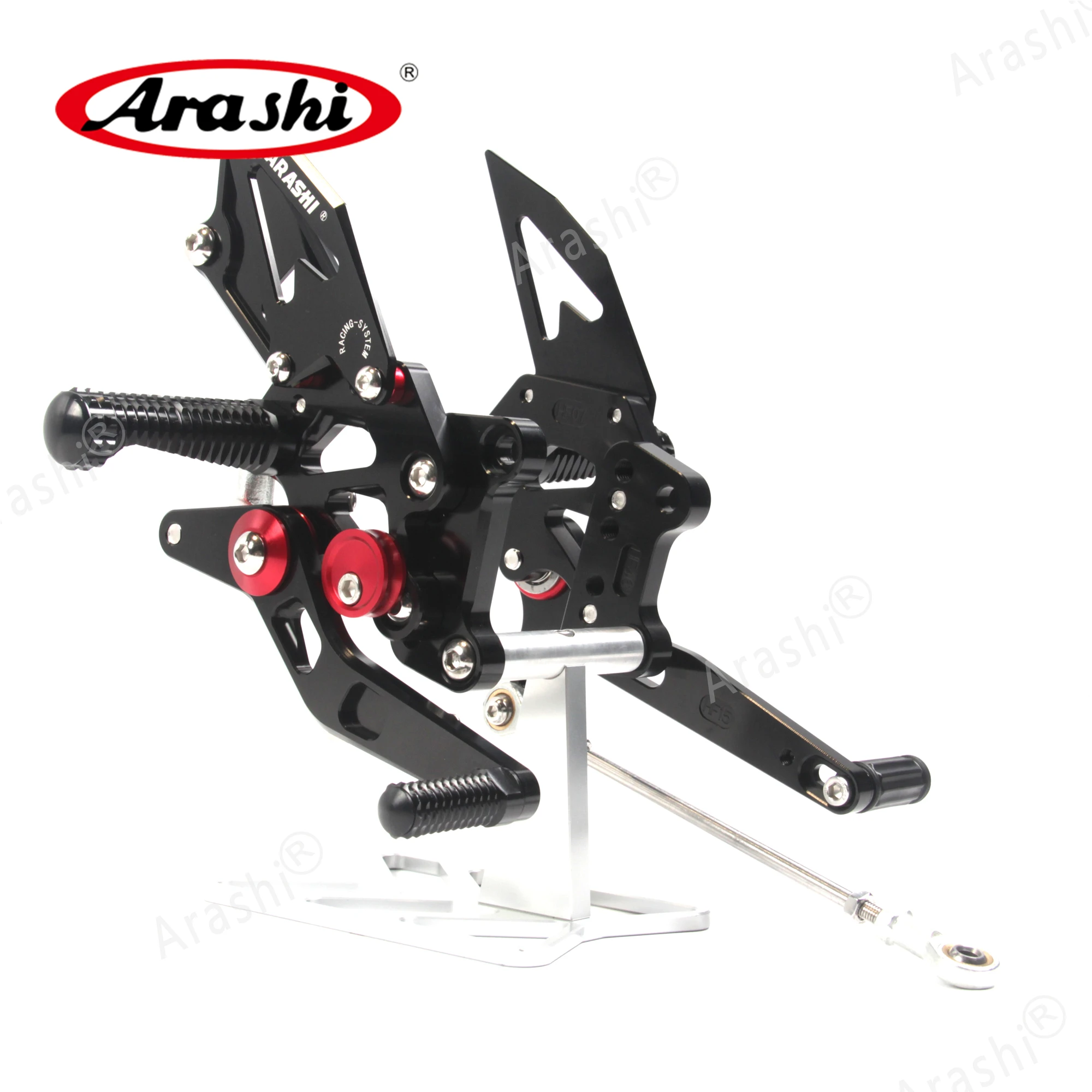 Arashi регулируемая подножка заднего вида для KAWASAKI NINJA 250R 2008 2012 CNC подножки комплекта