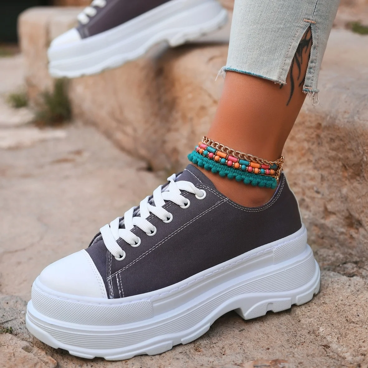 

Tonar Bery, серая льняная спортивная обувь на шнуровке, новый сезон, удобные сезонные стильные кроссовки