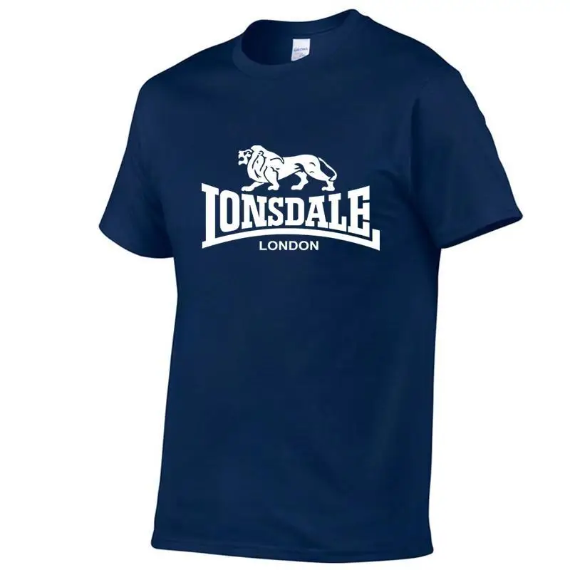 

LONSDALE-Camiseta informal Harajuku para hombre, camisetas de manga corta camiseta con letras,Camiseta holgada para nio y nia