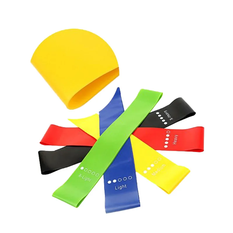 Резиновые ленты для йоги латексные резиновые упражнений пилатеса тренировок
