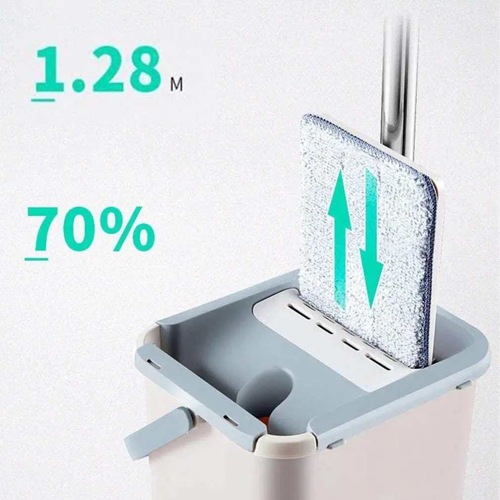 

Flat Mop Disposable Mop Vibrating Fast Hand Net Red Mop For Lazy People Mop Bucket Cloth Cleaning Tool Set