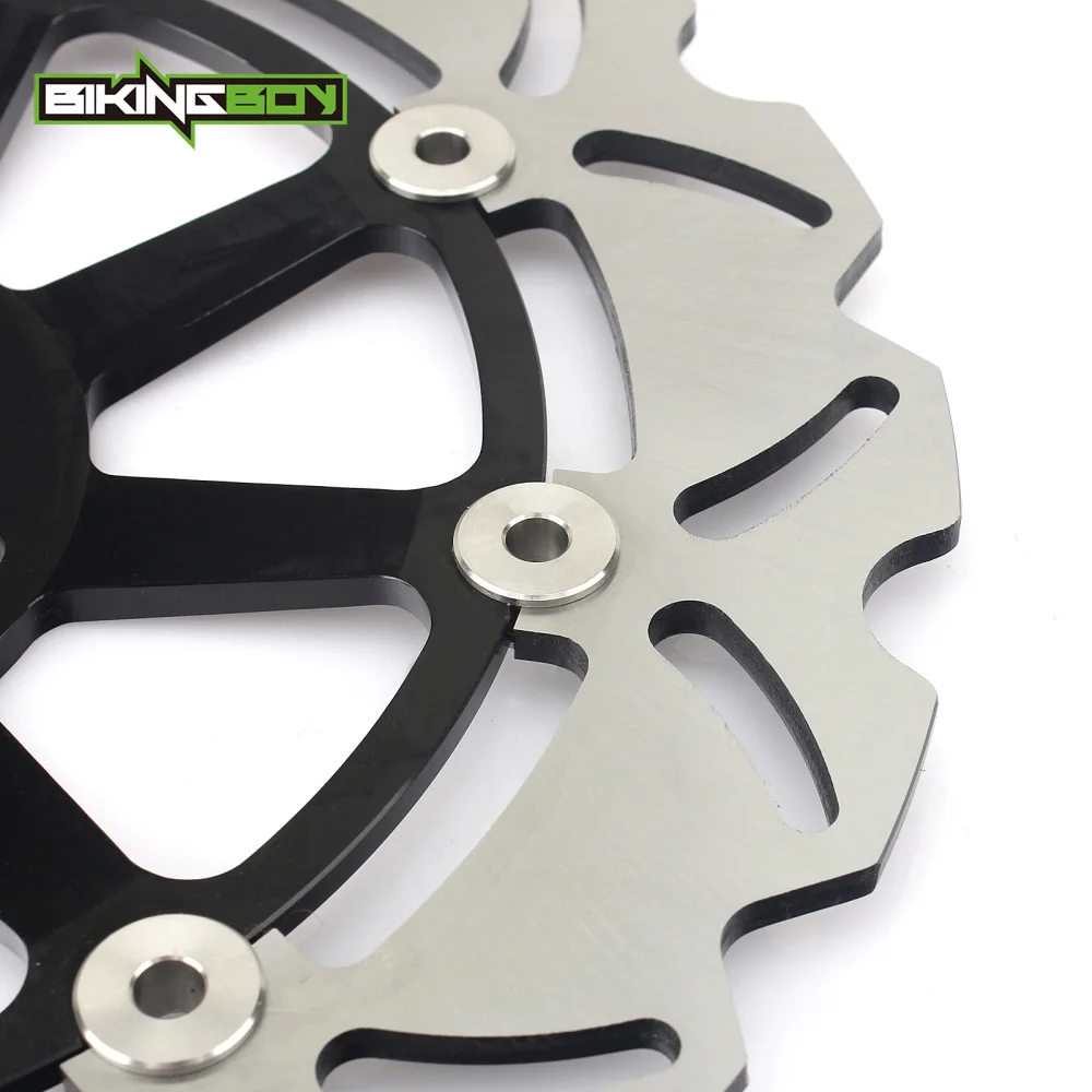 

BIKINGBOY Front Rear Brake Discs Disks Rotors Pads For Kawasaki ZX12R ZX-12R Ninja 2000 2001 2002 2003 ZX1200 320mm 230mm Set