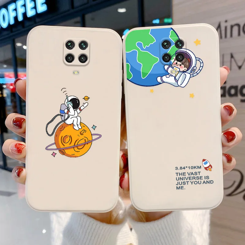 

Redmi Note 9 Pro Case For Xiaomi Redmi Note 10 8 Pro 9S 10S 9A 9C NFC 9T Cover Poco X3 Pro X 3 Note10 Note8 Funda Astronaut Capa