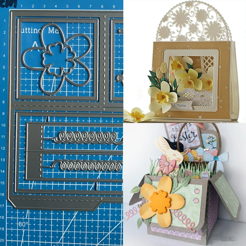 

Lucky Goddess Metal Cutting Dies Gift card bag diy Scrapbooking Photo Album Decorative Embossing Paper Card Crafts Die