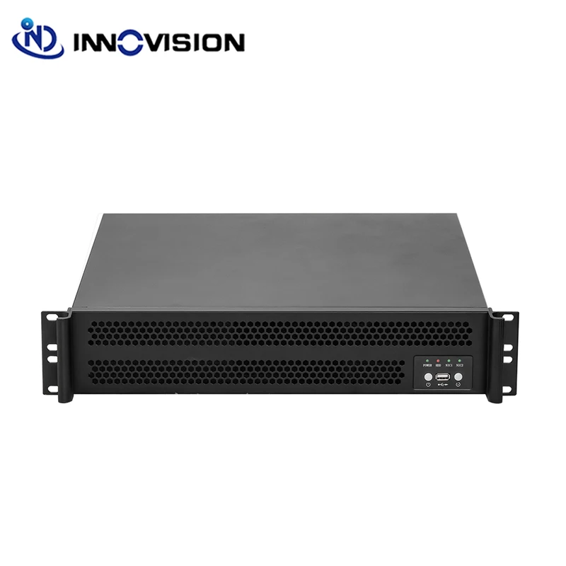 Flexible 2U 490MM Depth Rack Mount Server Industrail Control Case