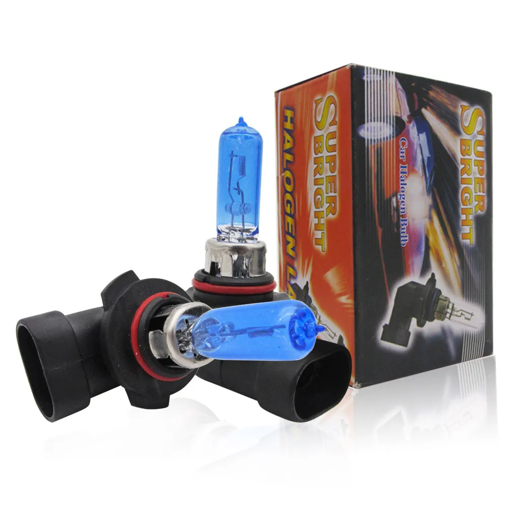 

2pcs 9005 HB3 100W Halogen Light Bright White Car Headlight Bulbs Bulb Lamp LED Light Bulbs 6000K Auto Car Headlamp Kit #PY10