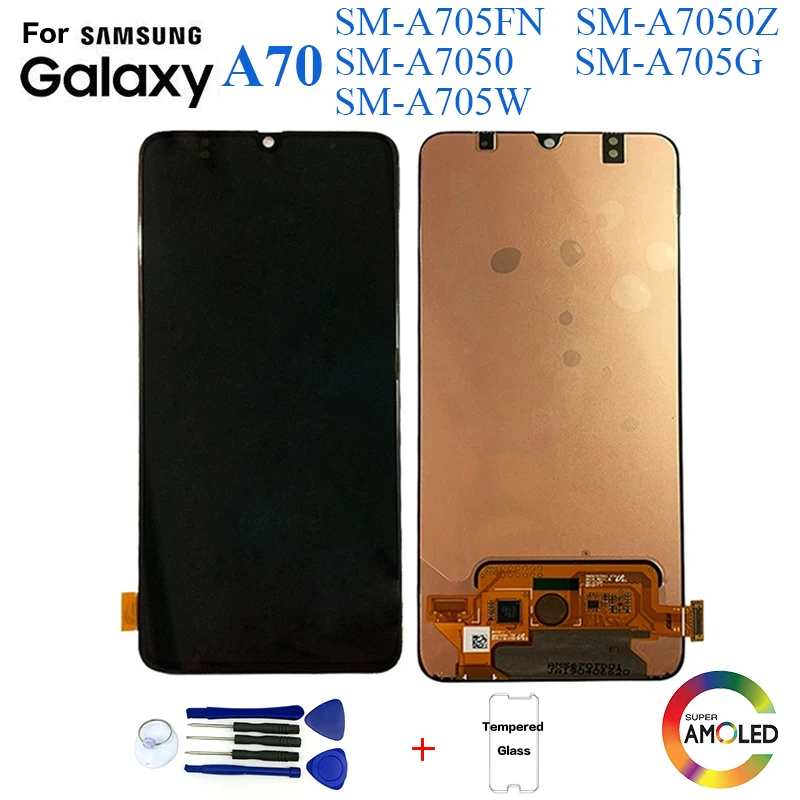 AMOLED для samsung A70 SM-A705FN дисплей ЖК-экран Замена для samsung A70 A705 A705FN дисплей ЖК-экран модуль