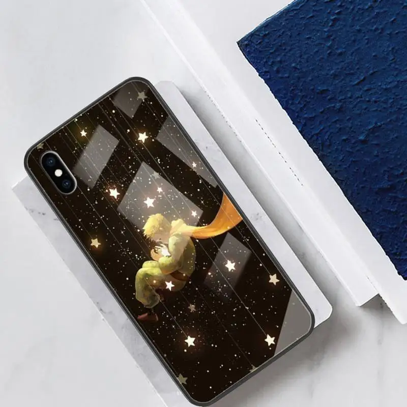 

Little Prince Glass Phone Case Back Shell For IPhone 12 11 Pro Max Cases XR XS 7 8 Plus Cover Accessories Carcasa