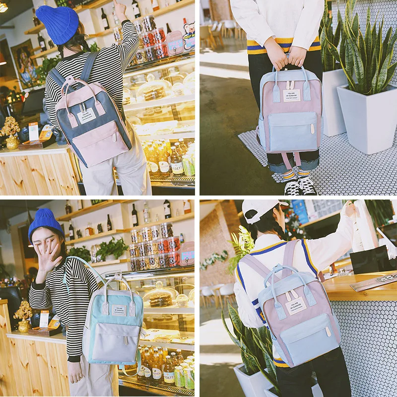 Водонепроницаемые школьные сумки карамельных цветов для девочек подростков