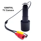 Цветная мини-камера 1200TVL, проводное отверстие для двери, Фотокамера, объектив рыбий глаз, аналоговая камера видеонаблюдения