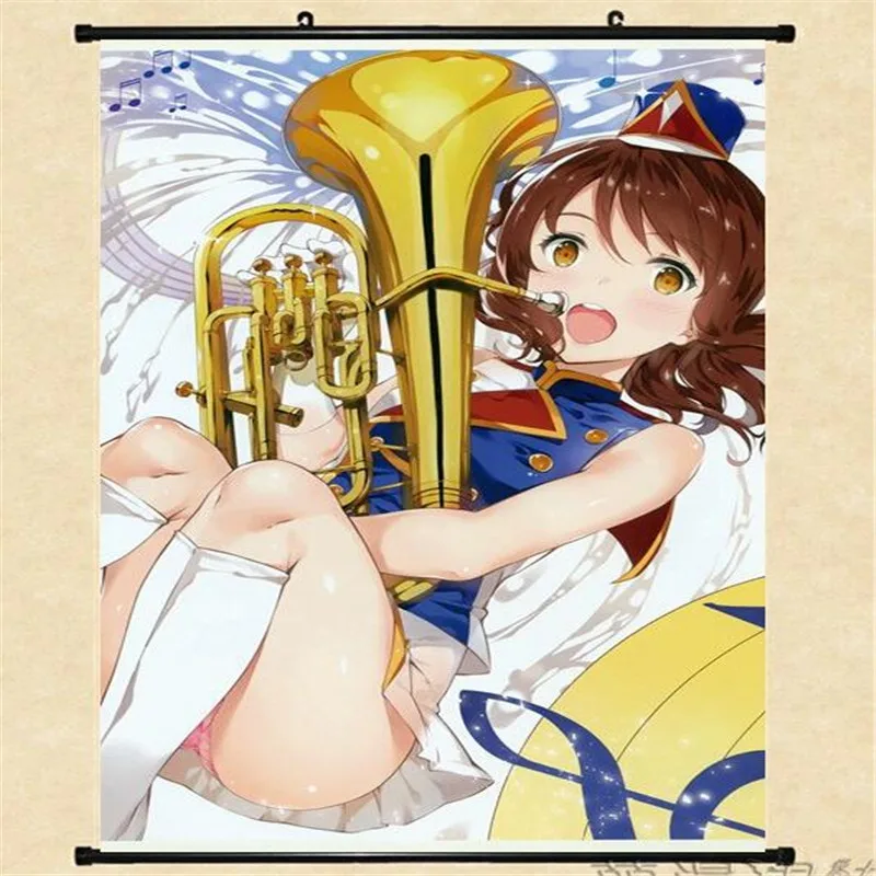 Аниме декоративные картинки Hibike! Euphonium Kousaka Reina &amp Tanaka Asuka Ogasawara Haruka домашний Декор