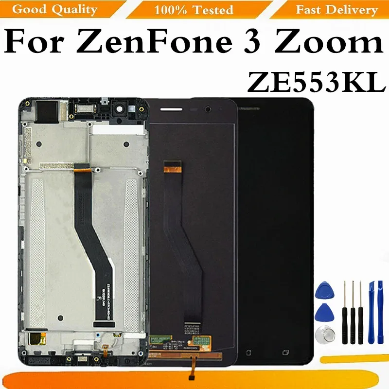 

For ASUS Zenfone 3 Zoom ZE553KL LCD Display Touch Panel Screen Digitizer For ASUS Zenfone3 Zoom Z01HDA LCDs Replacement