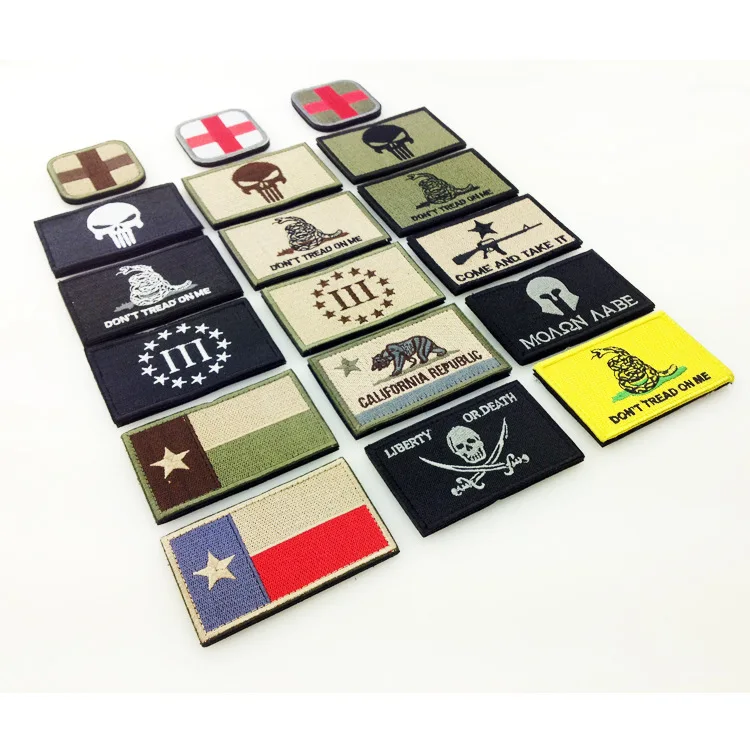 Американские флаги полицейский череп Красный Крест медицинская помощь