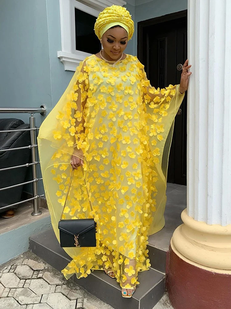 Шифоновая вышивка с цветочным принтом 5 цветов африканская одежда однотонные