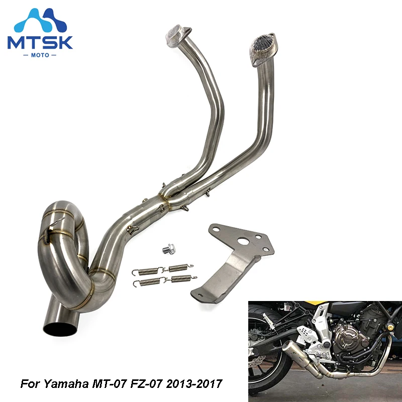 Мотоцикл выхлопной глушитель трубы слипоны Escape для Yamaha MT07 FZ07 2014 2019 XSR7002016 2017 MT 07