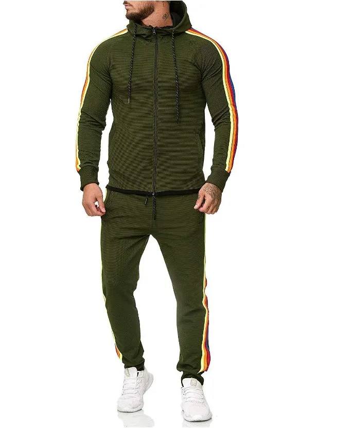 Мужские комплекты размера плюс L-5XL, Мужская модная куртка и спортивные штаны, комплект одежды из 2 предметов, спортивный костюм для мужчин, повседневный спортивный костюм, уличная одежда
