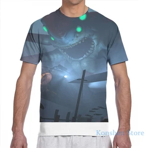 Мужская футболка subnautica(14), женская модная футболка с принтом по всей длине, топы для мальчиков, футболки с коротким рукавом